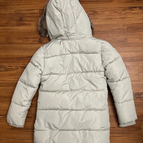 Bella Birdie white winter jacket, size M (10-12) - Picture 2 of 3